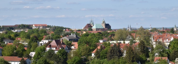 Blick auf Erfurt